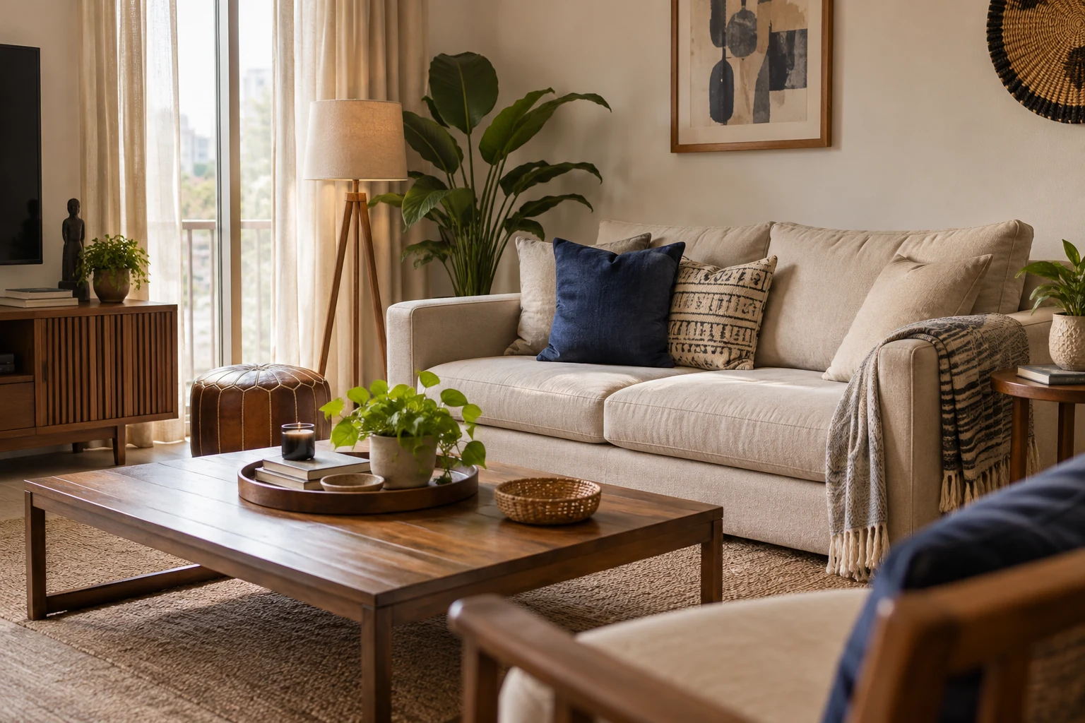 A welcoming apartment-style interior